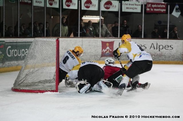 Photo hockey match Briançon  - Strasbourg  le 17/03/2010