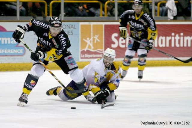 Photo hockey match Rouen - Chamonix  le 17/03/2010