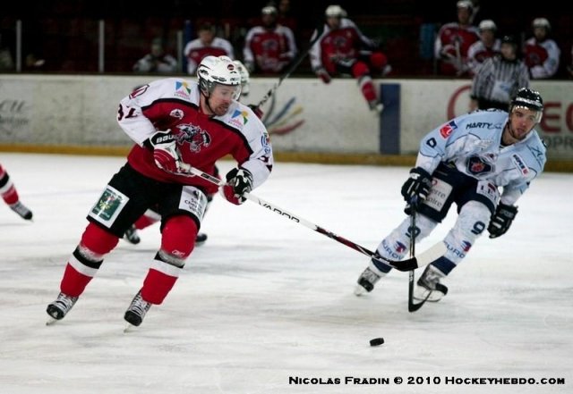Photo hockey match Briançon  - Angers  le 26/03/2010