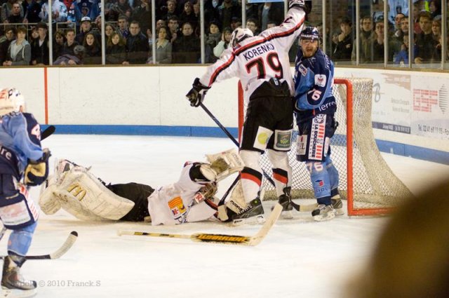 Photo hockey match Angers  - Briançon  le 30/03/2010