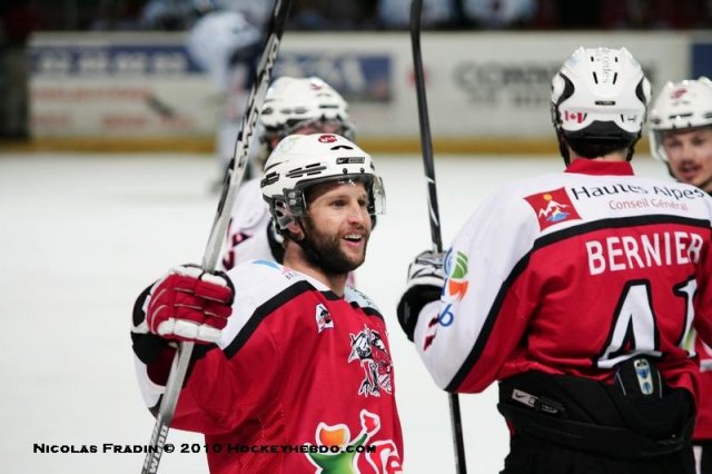 Photo hockey match Briançon  - Angers  le 03/04/2010
