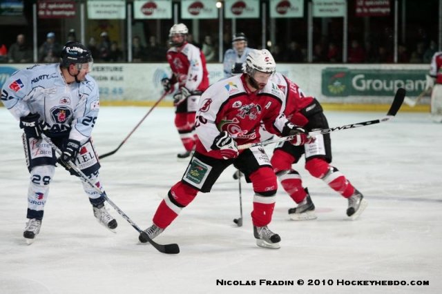 Photo hockey match Briançon  - Angers  le 03/04/2010