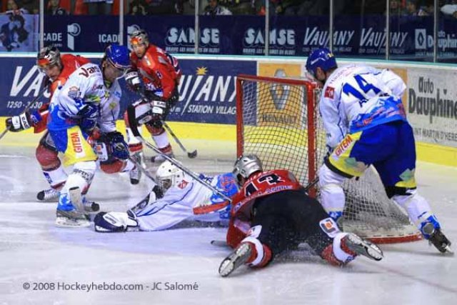 Photo hockey match Grenoble  - Gap  le 09/09/2008