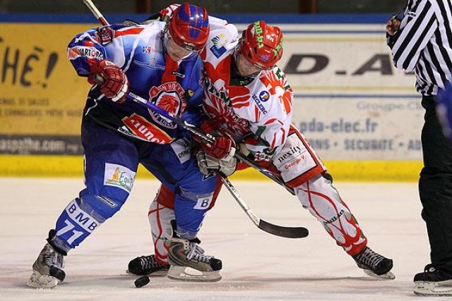 Photo hockey match Lyon - Anglet le 03/04/2010
