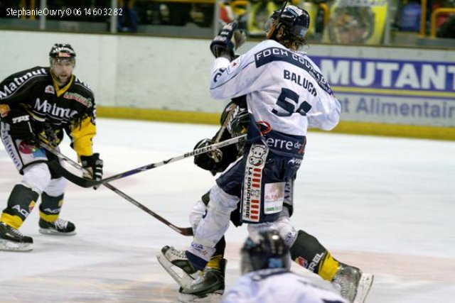 Photo hockey match Rouen - Angers  le 07/04/2010