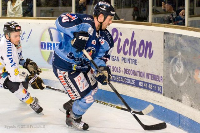Photo hockey match Angers  - Rouen le 09/04/2010