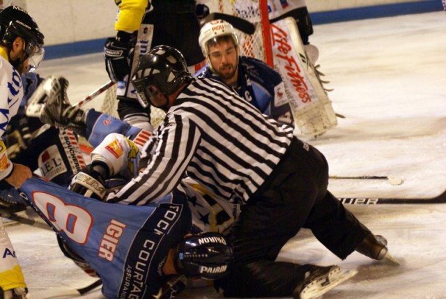 Photo hockey match Angers  - Rouen le 09/04/2010