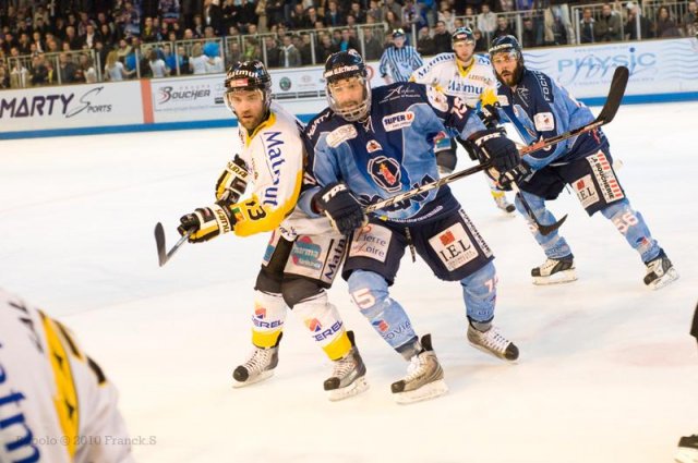 Photo hockey match Angers  - Rouen le 10/04/2010