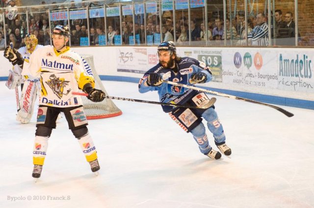 Photo hockey match Angers  - Rouen le 10/04/2010