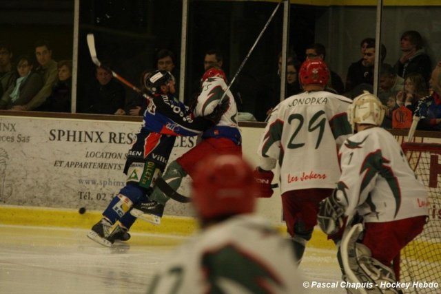 Photo hockey match Caen  - Cergy-Pontoise le 10/04/2010