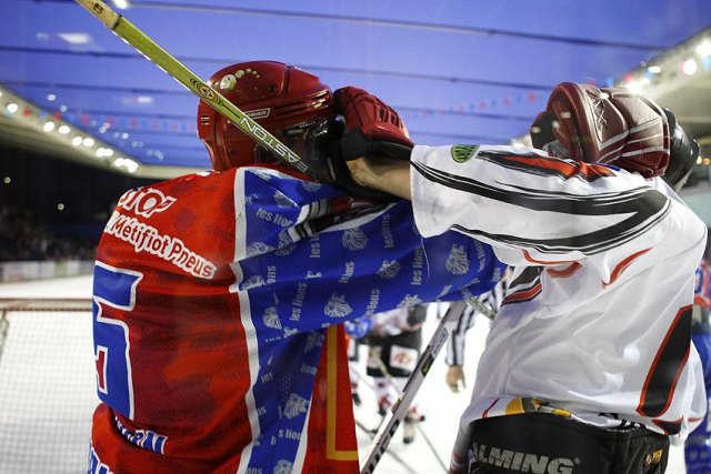 Photo hockey reportage Lyon - Mulhouse en images