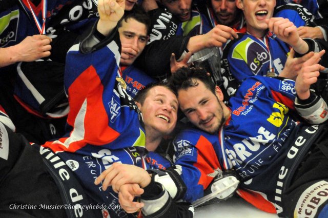 Photo hockey match Caen  - Brest  le 24/04/2010