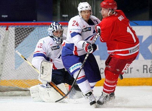 Photo hockey reportage France-Danemark: une défaite ni plus ni moins