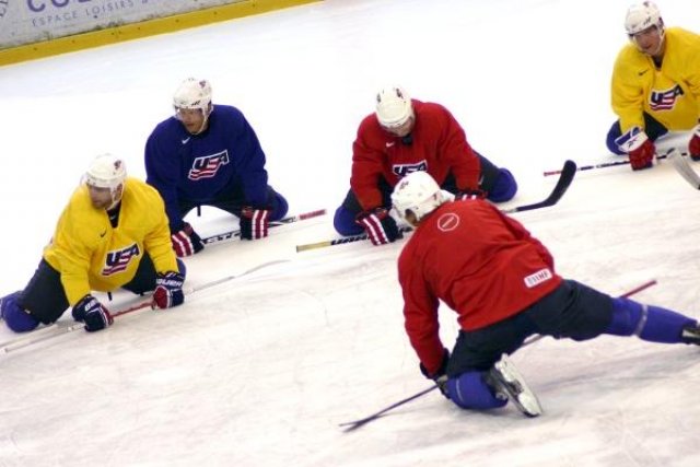 Photo hockey reportage France - Etats-Unis