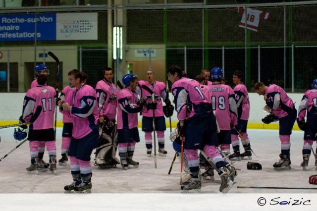 Photo hockey match La Roche-sur-Yon - Paris (FV) le 01/05/2010