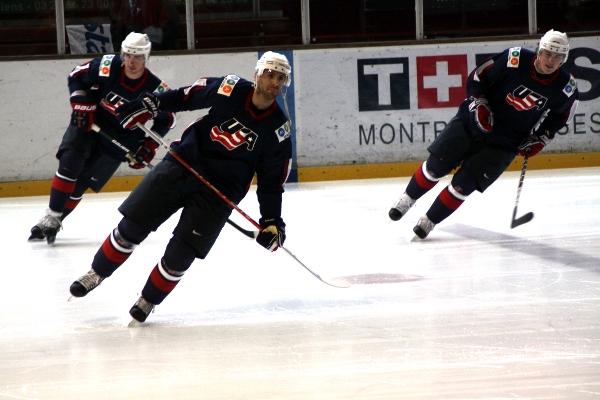 Hockey : France - USA / Une bonne mise en jambes — Reportage