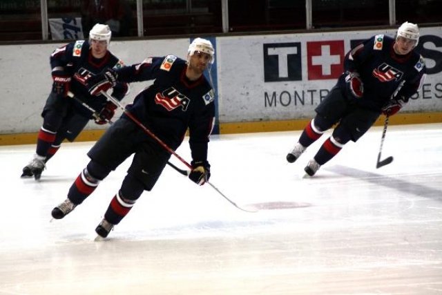 Photo hockey reportage Hockey : France - USA / Une bonne mise en jambes