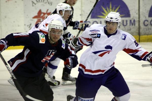 Hockey : France - USA / Une bonne mise en jambes — Reportage