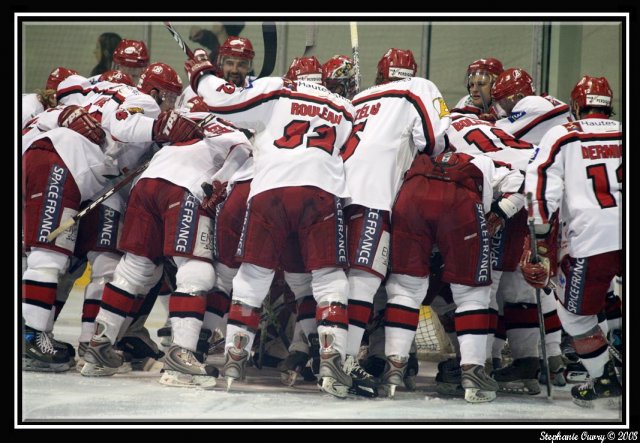 Photo hockey match Rouen - Briançon  le 28/03/2008