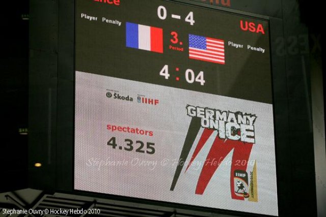 Photo hockey reportage Hockey Mondial 10 : Pas si mal la France