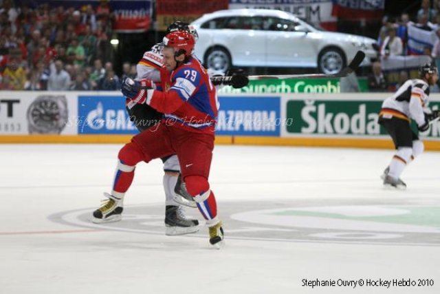 Photo hockey reportage Hockey Mondial 10: La Russie en finale