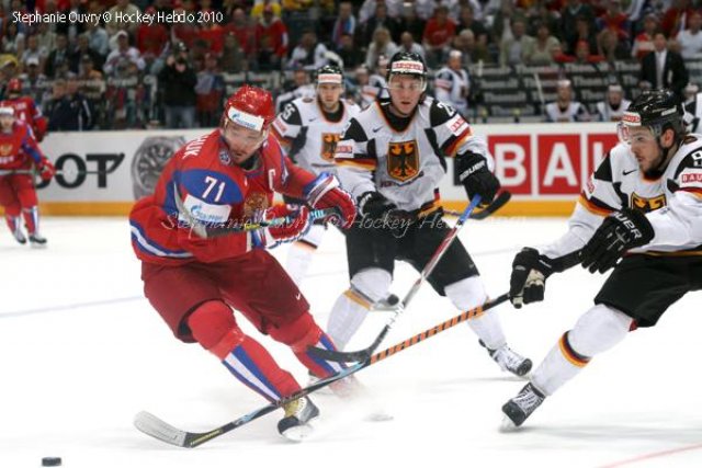 Photo hockey reportage Hockey Mondial 10: La Russie en finale