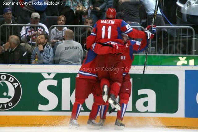 Photo hockey reportage Hockey Mondial 10: La Russie en finale