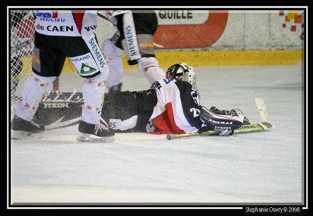 Photo hockey match Rouen - Caen  le 16/09/2008