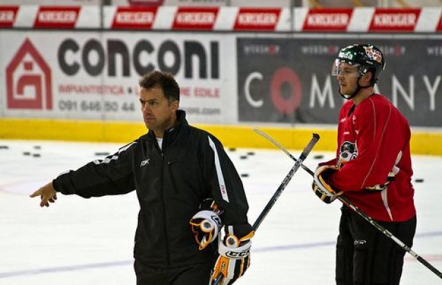 Photo hockey reportage NLA: Lugano se prépare
