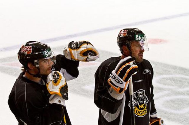 Photo hockey reportage NLA: Lugano se prépare