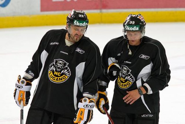 Photo hockey reportage NLA: Lugano se prépare