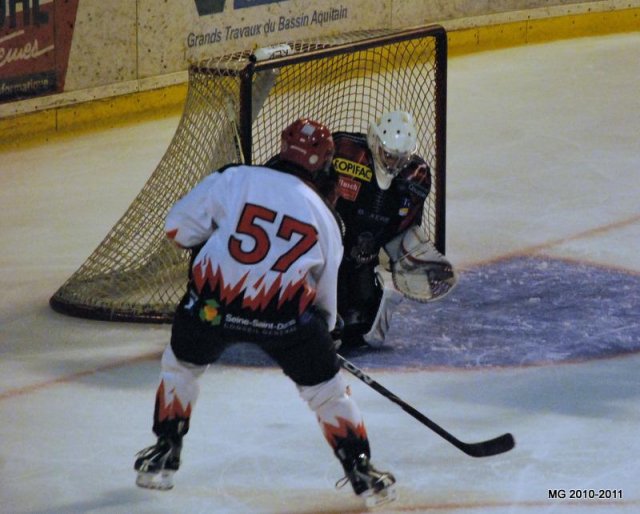 Photo hockey match Bordeaux - Neuilly/Marne le 11/09/2010