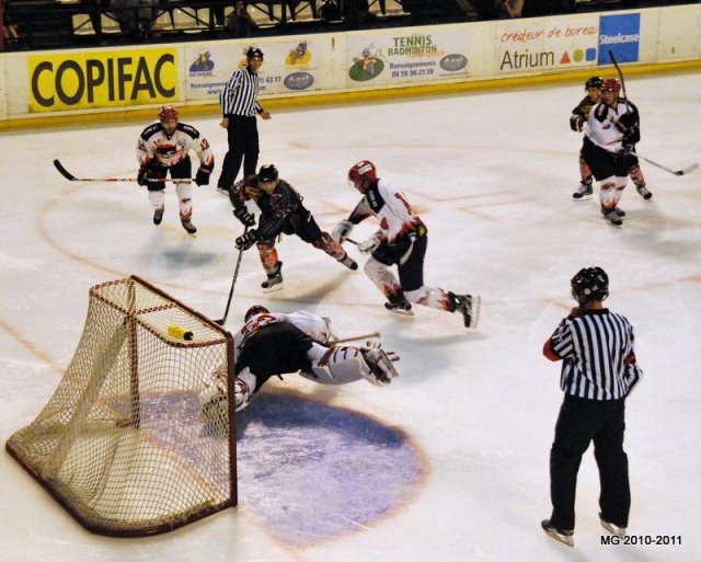 Photo hockey match Bordeaux - Neuilly/Marne le 11/09/2010