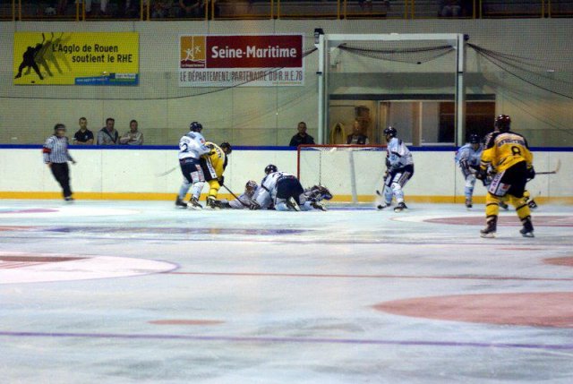 Photo hockey reportage Trophée des champions aux Dragons