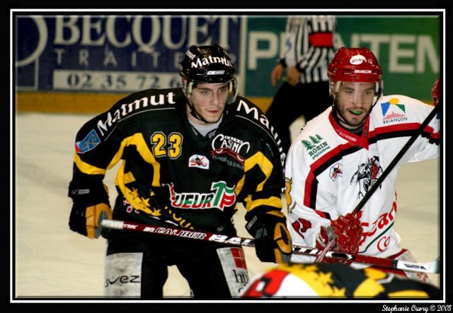 Photo hockey match Rouen - Briançon  le 28/03/2008