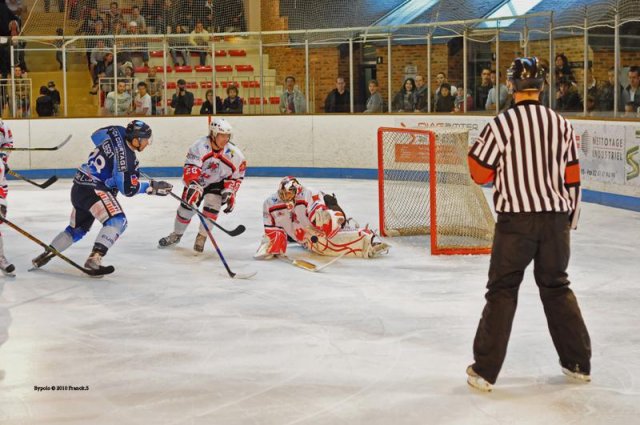 Photo hockey match Angers  - Briançon  le 18/09/2010