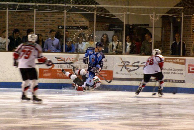 Photo hockey match Angers  - Briançon  le 18/09/2010