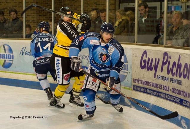 Photo hockey match Angers  - Rouen le 21/09/2010