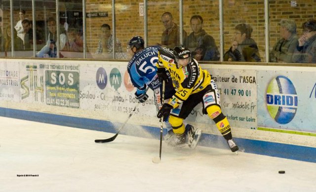 Photo hockey match Angers  - Rouen le 21/09/2010