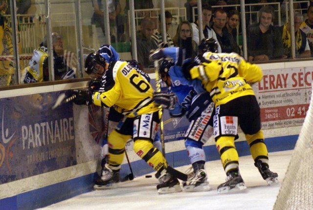 Photo hockey match Angers  - Rouen le 21/09/2010