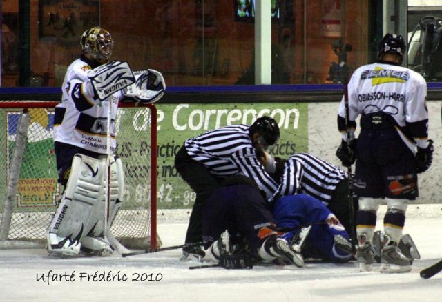 Photo hockey match Villard-de-Lans - Chamonix  le 21/09/2010