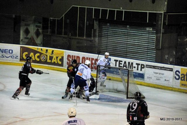 Photo hockey match Bordeaux - Reims* le 25/09/2010