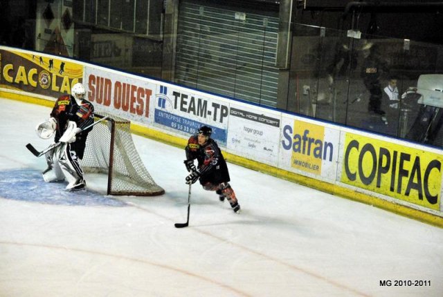 Photo hockey match Bordeaux - Reims* le 25/09/2010