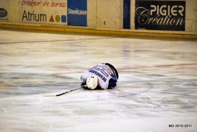 Photo hockey match Bordeaux - Reims* le 25/09/2010