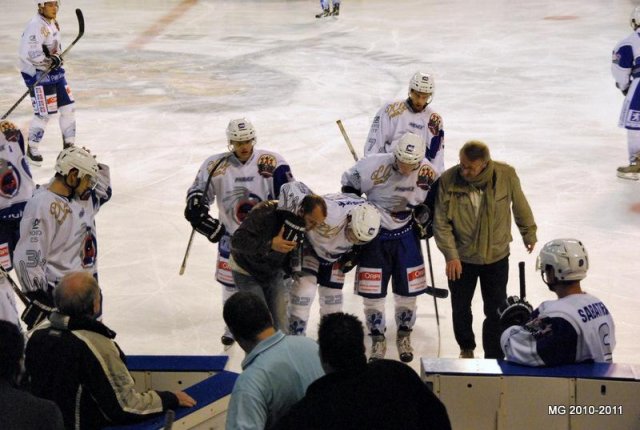 Photo hockey match Bordeaux - Reims* le 25/09/2010