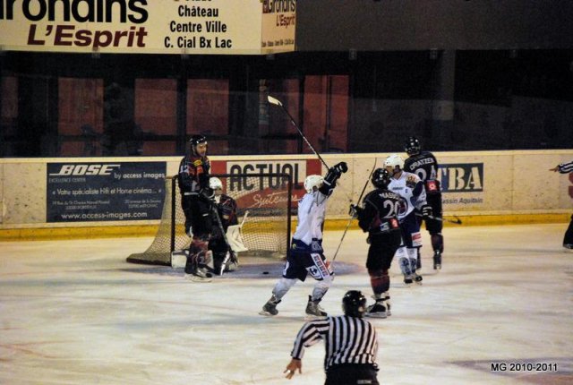 Photo hockey match Bordeaux - Reims* le 25/09/2010