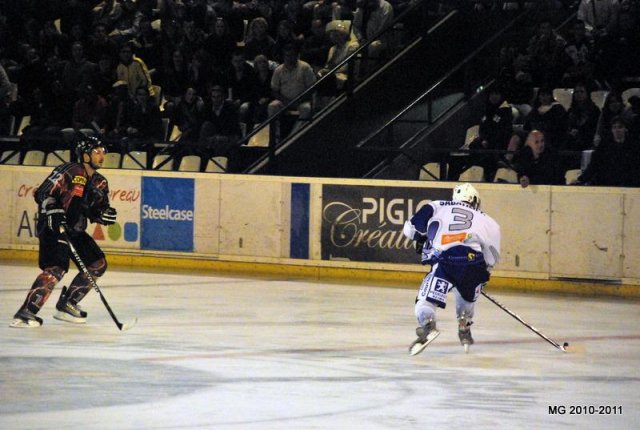 Photo hockey match Bordeaux - Reims* le 25/09/2010