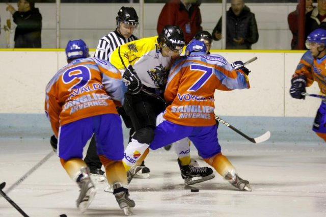 Photo hockey match Clermont-Ferrand - Rouen II le 25/09/2010