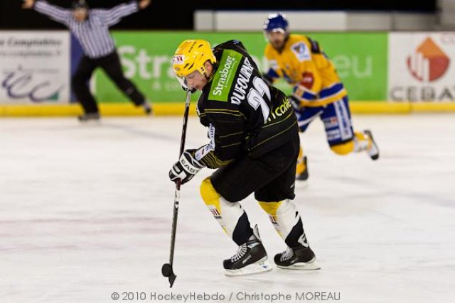 Photo hockey match Strasbourg  - Dijon  le 28/09/2010