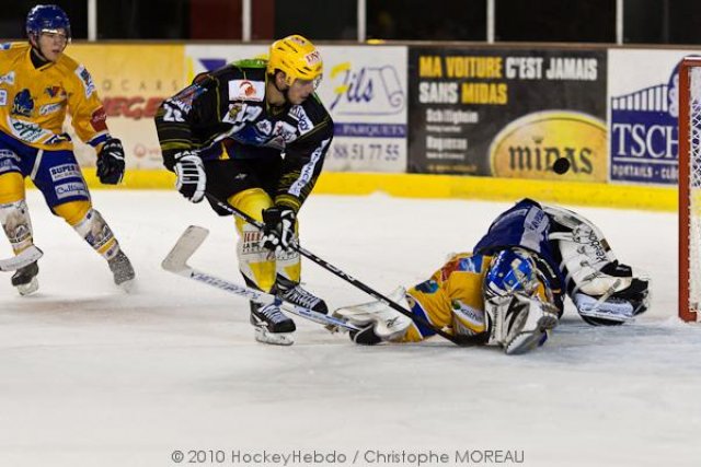 Photo hockey match Strasbourg  - Dijon  le 28/09/2010